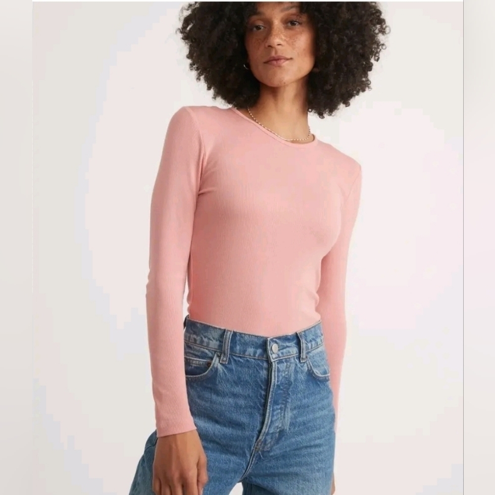 Marine Layer Rib Crew Tee Lexi